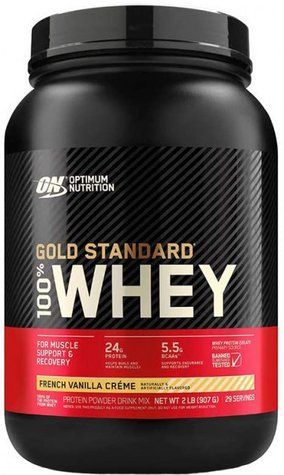Сироватковий протеїн Optimum Nutrition Whey Gold Standard 907 g для росту і підтримки м'язів, відновлення після тренувань 431752214 фото