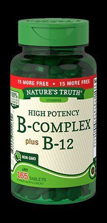 B Комплекс Nature's Truth B-Complex plus B-12 165 tablets USA 1337478034 фото