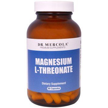 Магній L-Треонат, Magnesium L-Threonate, Dr. Mercola, 90 капсул 1389500105 фото