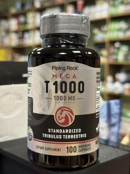 Бустер Тестостерону Piping Mega Rock T1000 Tribulus Terrestris 1000 мг на порцію 100 капсул 2380343357 фото