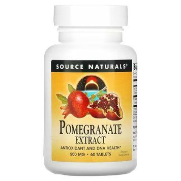 Екстракт граната, 500 мг, Pomegranate Extract, Source Naturals, 60 таблеток 2619646951 фото