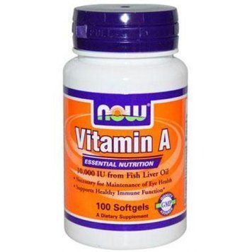NOW_Vitamin A 10,000 IU - 100 софт кап 1312259565 фото