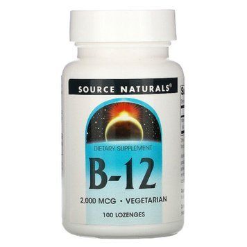 Вітамін В12 2000 мкг, Source Naturals, 100 таблеток для розсмоктування 1414580159 фото