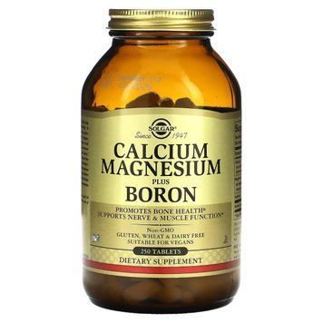 Кальцій Магній Бор, Calcium Magnesium Plus Boron, Solgar, 250 таблеток 2361109287 фото