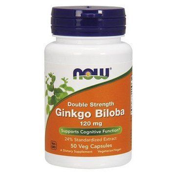 NOW Ginkgo Biloba 120 mg 100 caps 1312258956 фото