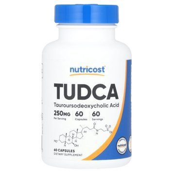 Тауроурсодезоксихолевая кислота, 250 мг, TUDCA, Nutricost, 60 капсул 3085700579 фото