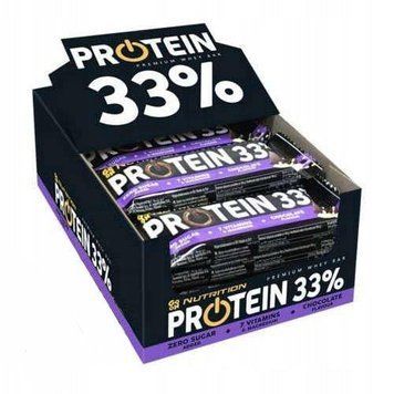 Батончики протеиновые энергетические без сахара Go On Nutrition Protein Bar 33% 50 г 25 шт со вкусом шоколада 1697590776 фото