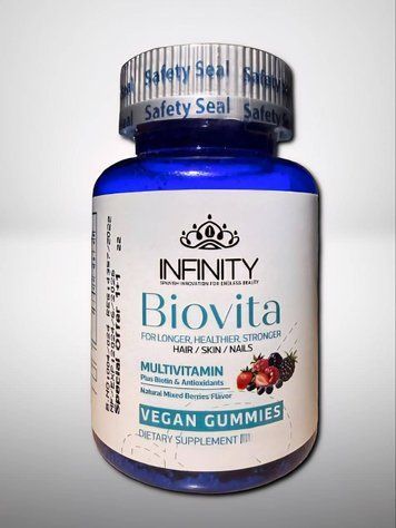 Вітаміни для волосся, шкіри та нігтів Infinity Biovita Vegan Gummies, 30 шт 2889256513 фото