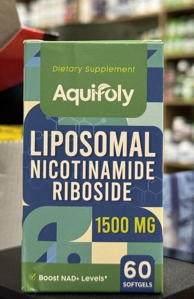 Ліпосомальний Нікотінамід Aquifoly Liposomal Nicotinamide Riboside 1500 mg 60 caps 2382752427 фото