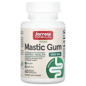 Мастикова смола, 500 мг, Mastic Gum, Jarrow Formula, 60 вегетаріанських капсул 2056096493 фото
