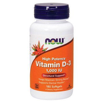 Vitamin D-3 25 mcg (1000 IU) (180 softgels) 1775164269 фото