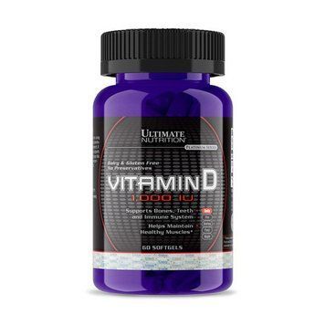 Ultimate Nutrition Vitamin D 1000 IU 60 softgels 1669437130 фото
