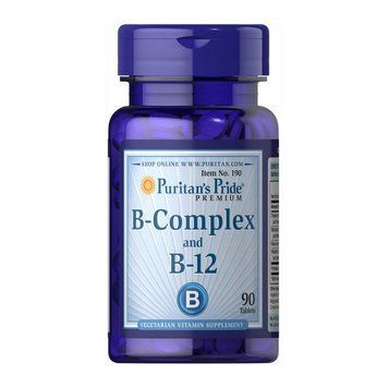 Puritan's Pride Vitamin B-Complex and Vitamin B-12 90 tab 1312259612 фото