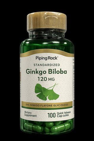 Гінкго білоба Piping Rock Ginkgo Biloba 120 mg 100 caps USA 2386939507 фото