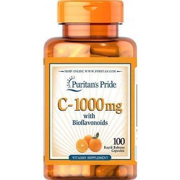 Puritan's Pride Vitamin C-1000 mg with Bioflavonoids & Rose Hips 100 caps 1312259613 фото