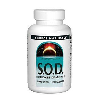 СОД Ферменты 235 мг, SOD, Source Naturals, 180 таблеток 1484135983 фото