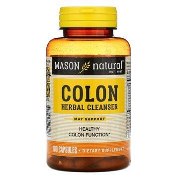 Травяная очищающая смесь для кишечника, Colon Herbal Cleanser, Mason Natural, 100 капсул 1492018069 фото