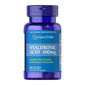 Гіалуронова кислота Puritan's Pride Hyaluronic Acid 100 mg 30 capsules 1670652066 фото