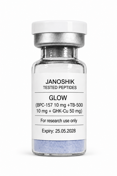 GLOW Peptide Complex (BPC-157 + TB-500 + GHK-Cu) 02062026_99 фото