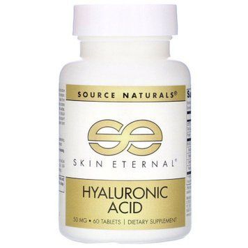 Гіалуронова Кислота 50мг, Теанін Серен, Source Naturals, Skin Eternal, 60 таблеток 1222547174 фото