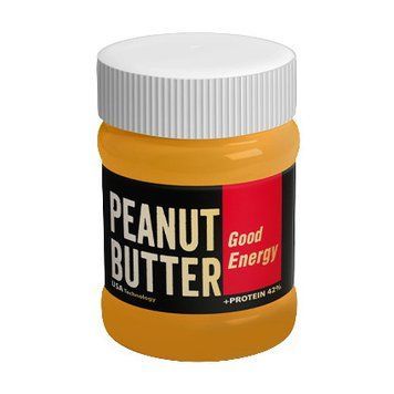 Арахісова паста Good Energy Peanut Butter + Protein 42% 250 g 2816338390 фото