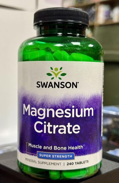 Магній цитрат Swanson Magnesium Citrate 240 tabs 2438807776 фото