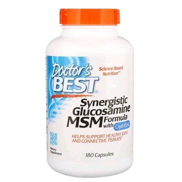 Синергетичний Глюкозамін МСМ-Формула, OptiMSM, Doctor's Best, 180 капсул 1381466665 фото