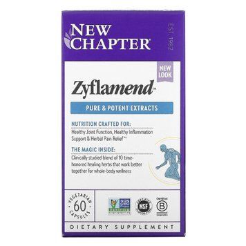 Протизапальний Комплекс, Zyflamend, New Chapter, 60 гельових капсул 1222549278 фото