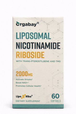 Ліпосомальний Нікотінамід Orgabay Liposomal Nicotinamide Riboside 2000 mg 60 caps 2452609353 фото