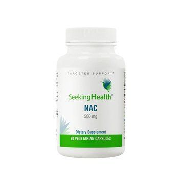 NAC (N-Ацетил-L-Цистеин), 500 мг, N-Acetyl-L-Cysteine, Seeking Health, 90 вегетарианских капсул 1737108922 фото