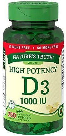 Витамин Д3 Nature's Truth D3 1000 IU 250 Softgels 1386972504 фото