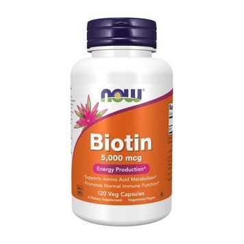 Biotin 5,000 mcg (120 veg caps) 1775164481 фото