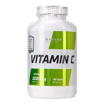 Progress Nutrition Vitamin C 1000 mg 90 tab 1643486989 фото