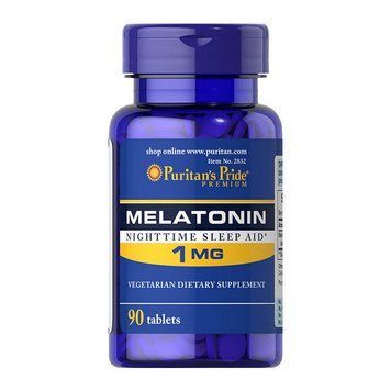 Puritan's PrideMelatonin 1 mg 90 tabs 1673616601 фото