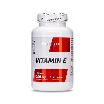 Progress Nutrition Vitamin E 60 caps 1643490565 фото
