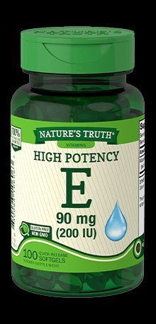 Витамин E Nature's Truth E 90 mg 100 softgels USA 1336940380 фото