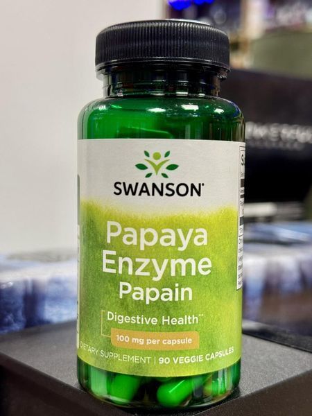 Ферменти папайї Swanson Papaya Enzyme 100 mg 90 caps 2457061465 фото