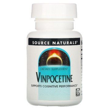Вінпоцетин, 10 мг, Vincopreetine, Source Naturals, 60 таблеток 1719490389 фото