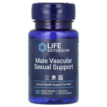 Підтримка чоловічої сексуальності, 100 мг, Male Vascular Sexual Support, Life Extension, 30 вегетаріанських 2600445470 фото