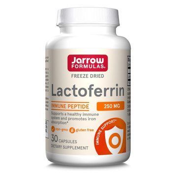 Лактоферин сублімований, 250 мг, Lactoferrin, Freeze Dried, Jarrow Formula, 30 капсул 2026890147 фото