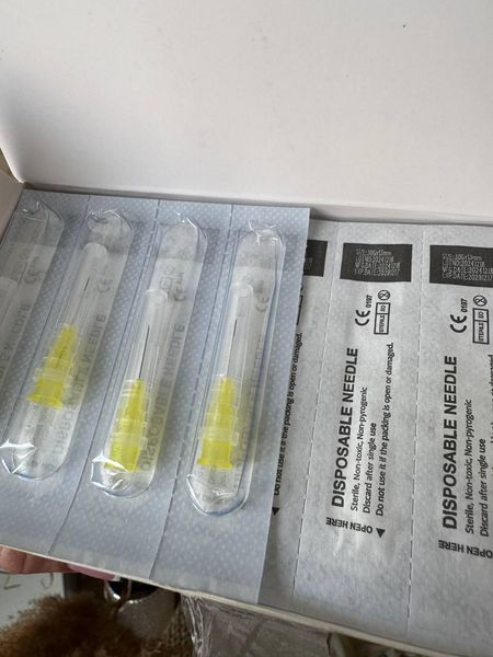 Голки для мезотерапії 30G*13мм DISPOSABLE NEEDLE 2570973437 фото