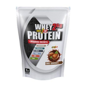Протеїн сироватковий білковий для спортсменів Power Pro WHEY PROTEIN 2 кг порошок для росту і підтримки м'язової маси 2956410561 фото