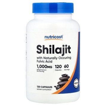 Мумійо, 1000 мг, Shilajit, Nutricost, 120 капсул 3085700619 фото