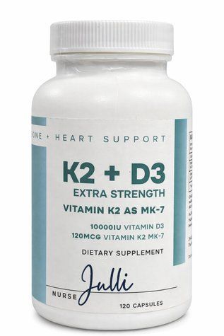 Вітамін К2 + Д3 Bone + Heart Support K2 + D3 120 caps 2481174178 фото