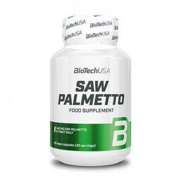 Стимулятор тестостерона Biotech Saw Palmetto 60 caps 1644303110 фото