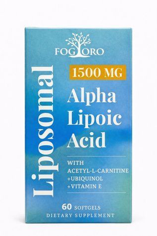 Альфа-ліпоєва кислота в ліпосомальній формі Fogoro Liposomal Alpha Lipoic Acid 60 caps 2485982076 фото