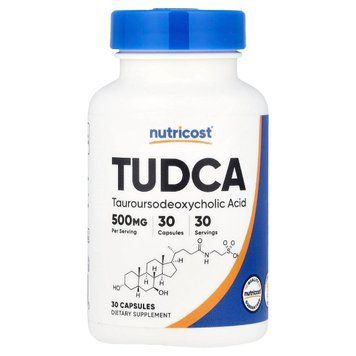 Тауроурсодезоксихолевая кислота, 500 мг, TUDCA, Nutricost, 30 капсул 3085700587 фото
