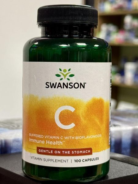 Вітамін С Swanson C 500 100 caps 2487494298 фото