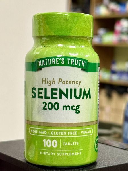 Селен nature's Truth Selenium 200 mg 100 tabs USA 1337433679 фото